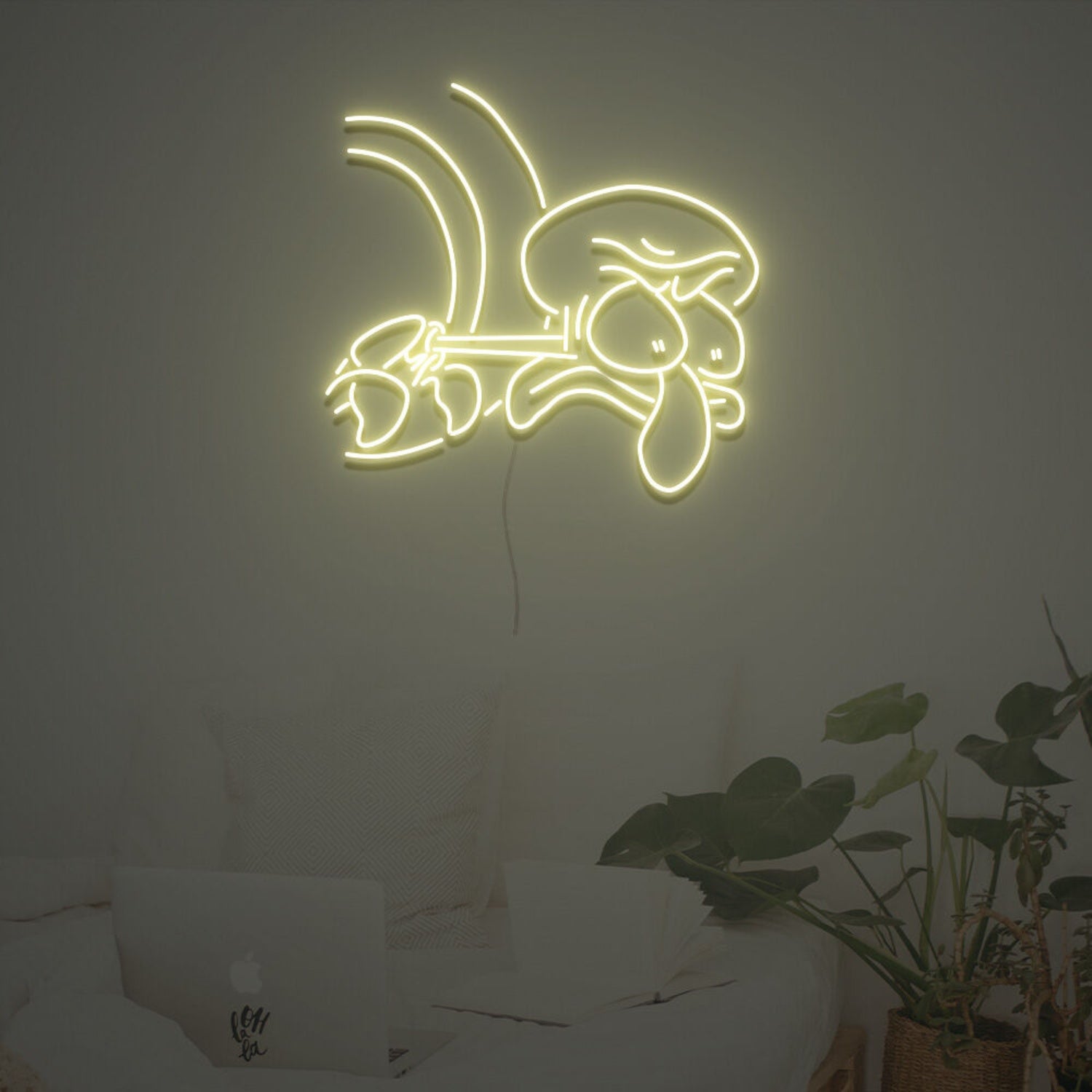 Squidward Stare Led Neon Sign Custom Led Neon Sign | Shineneon