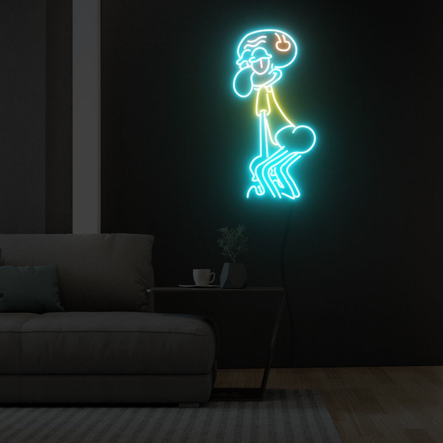 Squidward Tentacles Led Neon Sign For Home Party | Shineneon