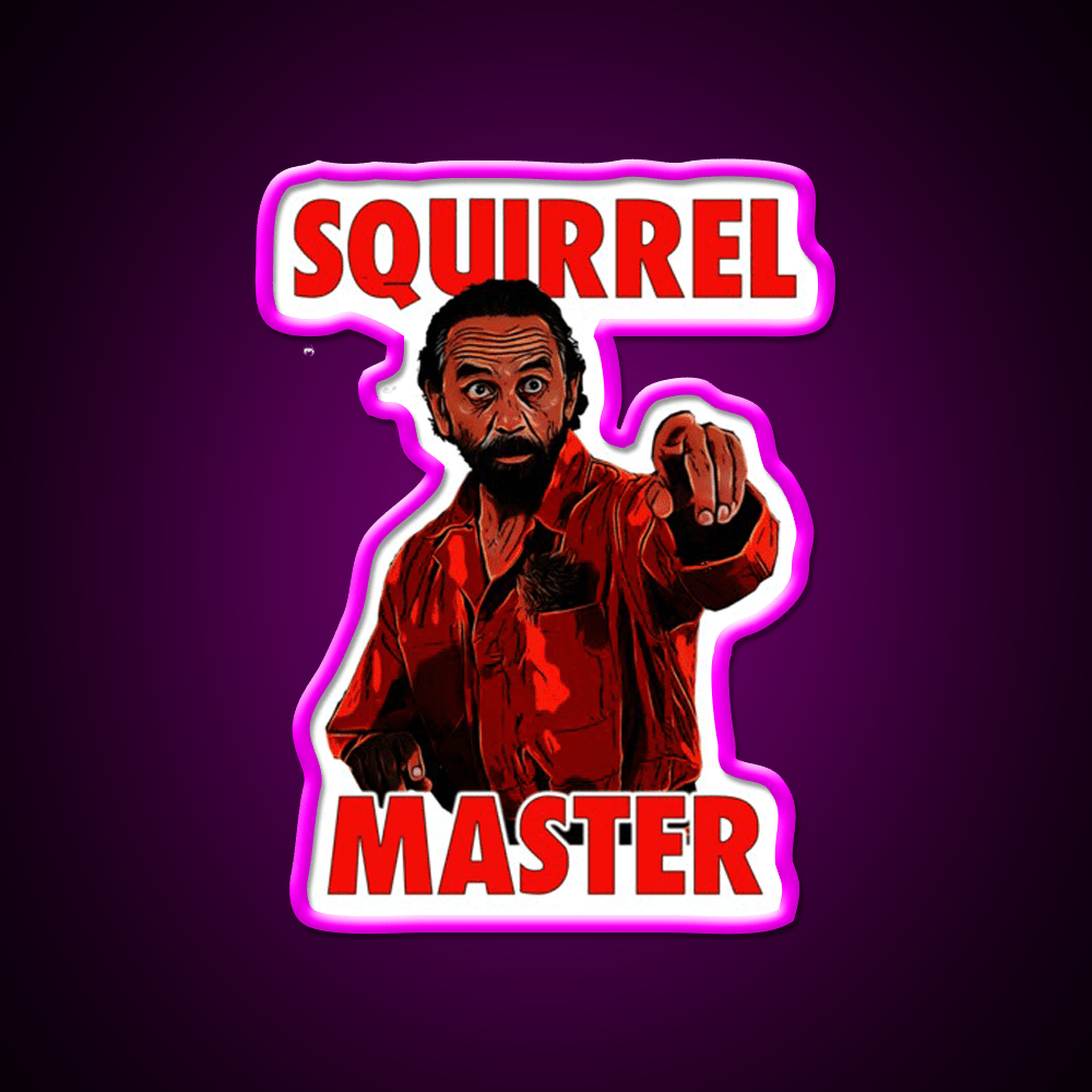 Squirrel Master Cocktail Bar Decor Led Neon Sign Rgb Color - Shineneon