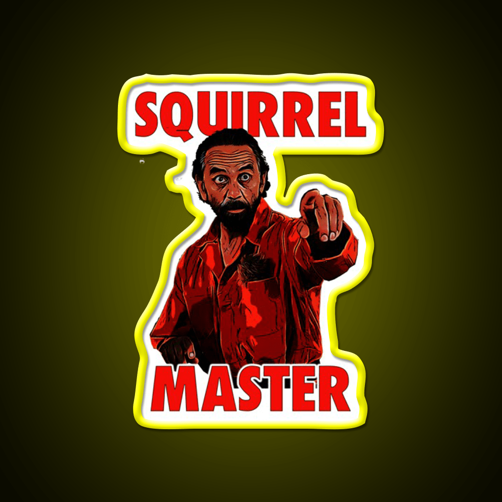 Squirrel Master Hemp Inspired Green Leaf Led Neon Sign Rgb Color - Shineneon