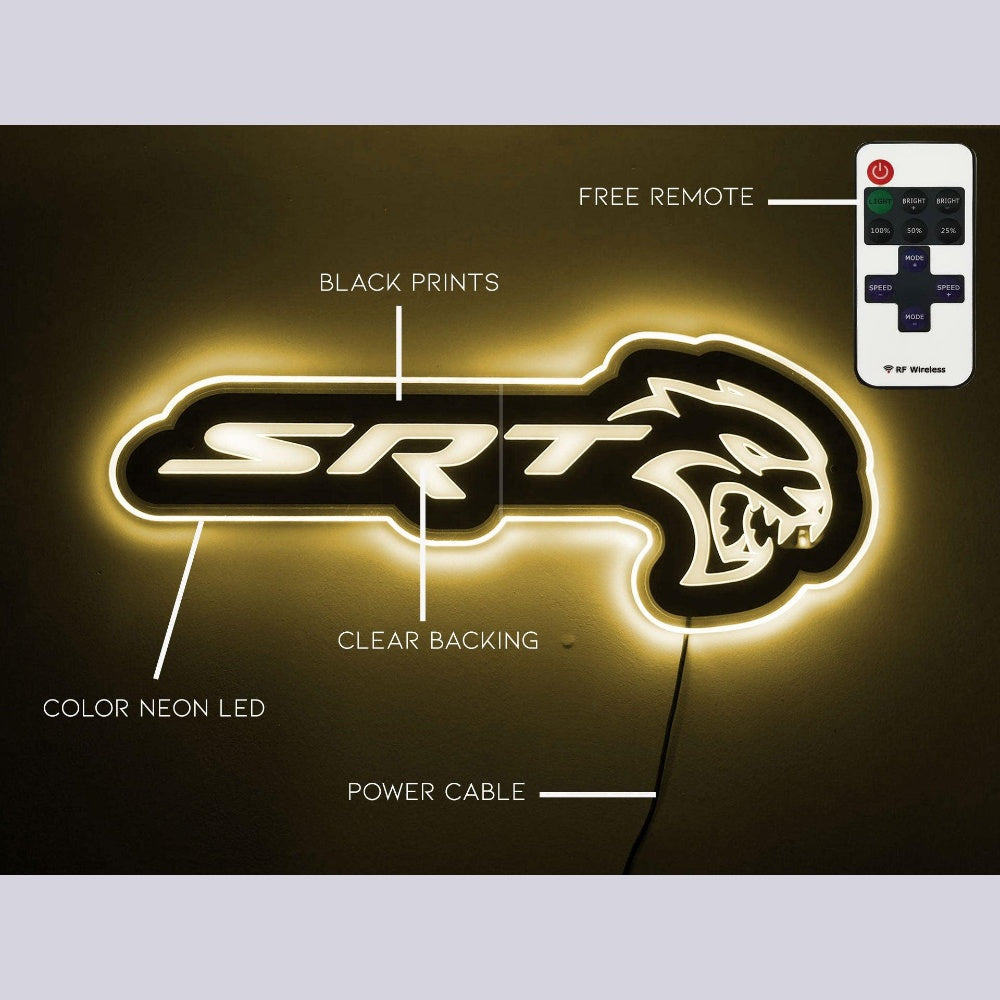 Srt Hellcat Neon Light