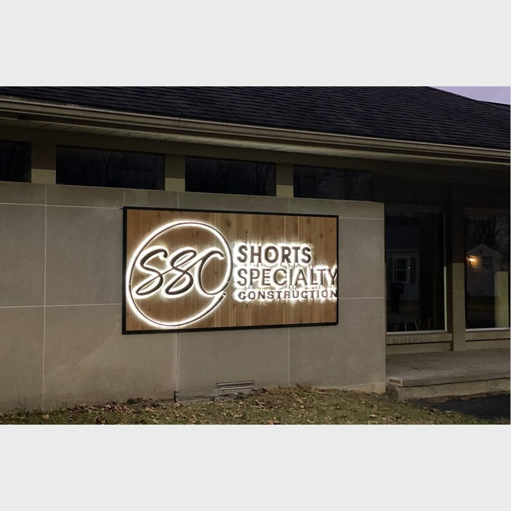 Ssc Shorts Specialty Construction 3D Backlit Channel Letters Led Light Sign - Shineneon