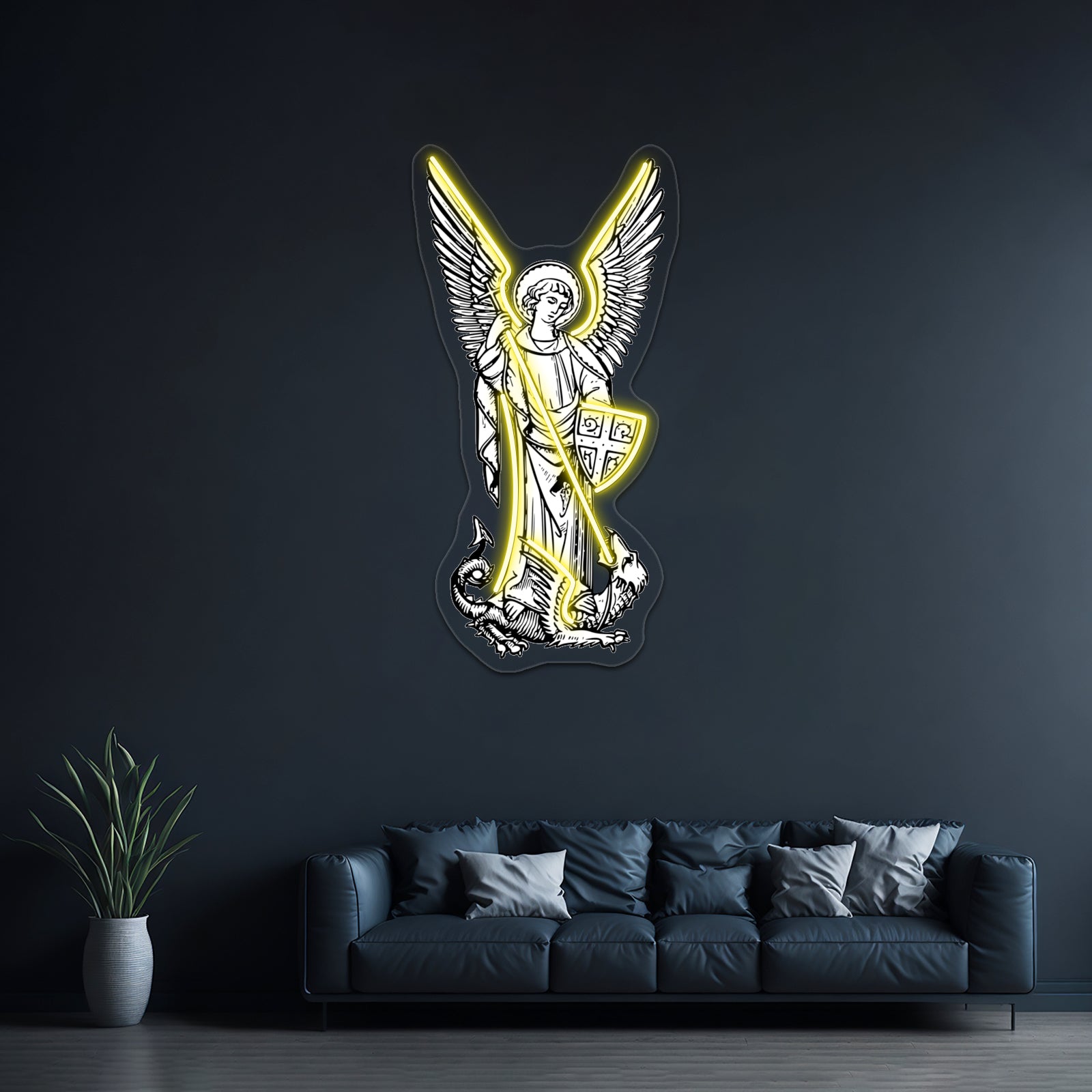 St Michael Wall Artwork Neon Signs | Shineneon