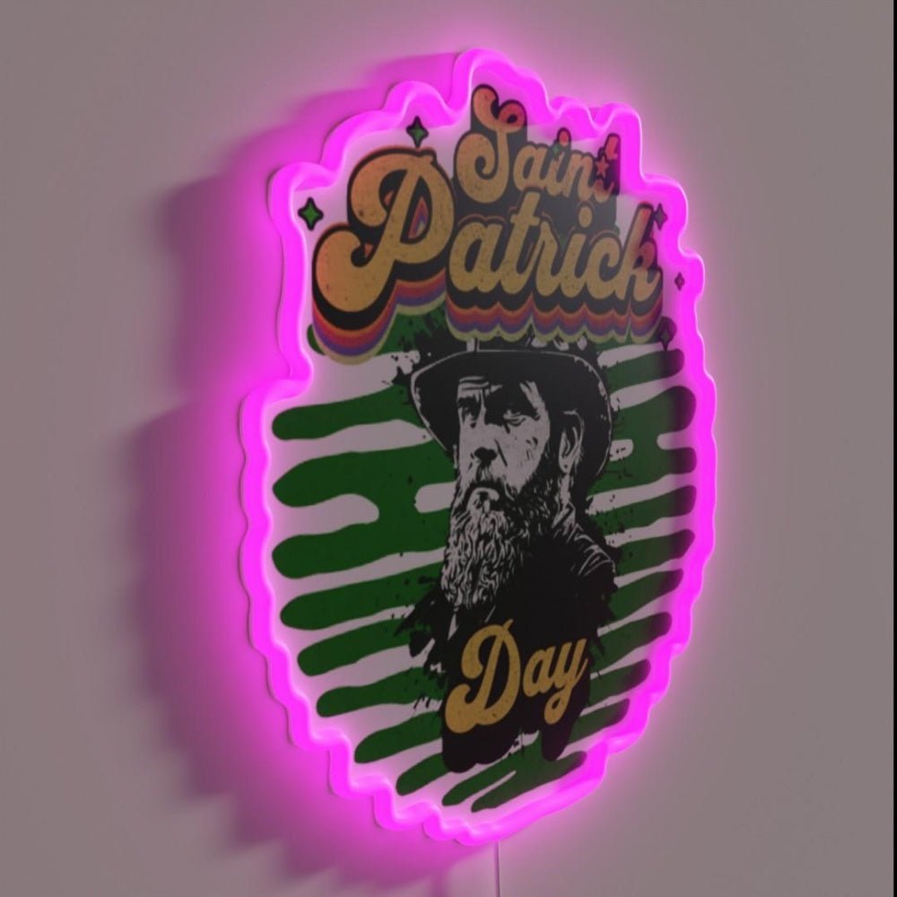 St Patrick Day Rgb Led Neon Sign Bar Wall Decor - Shineneon