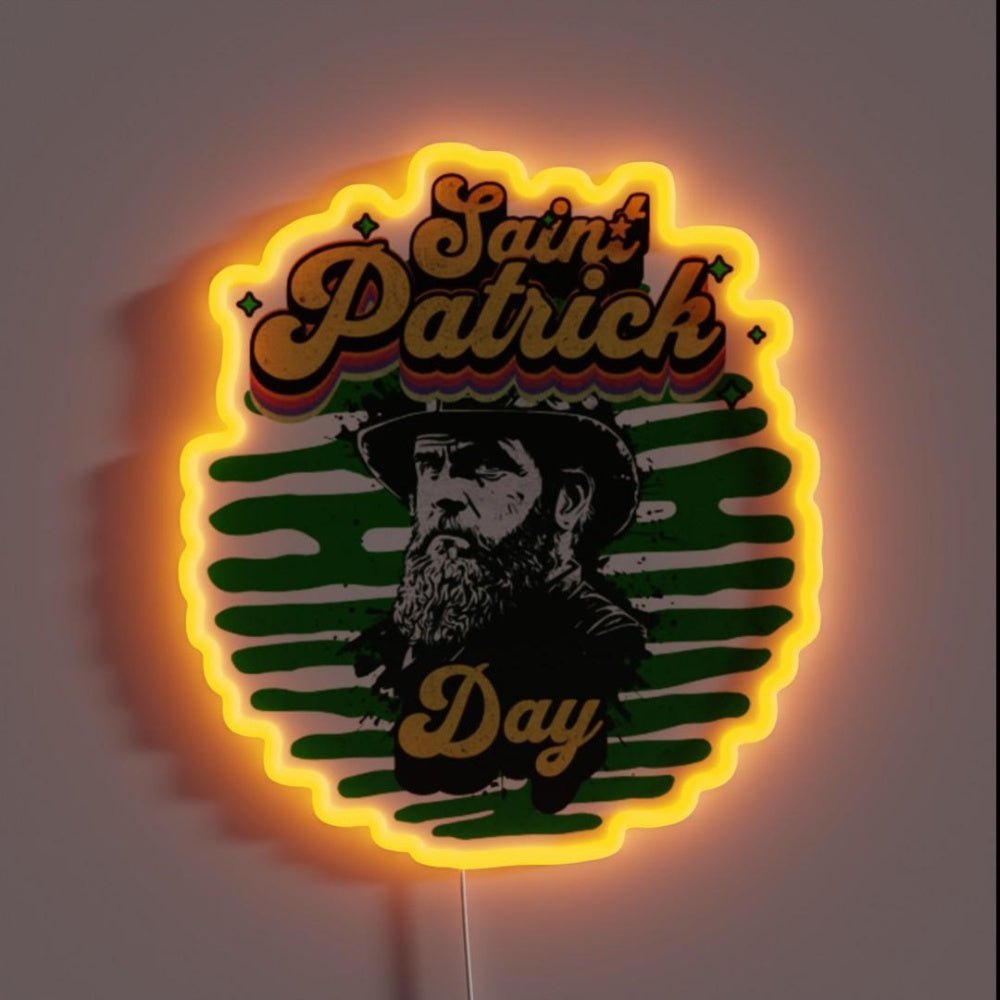 St Patrick Day Rgb Led Neon Sign Bar Wall Decor - Shineneon