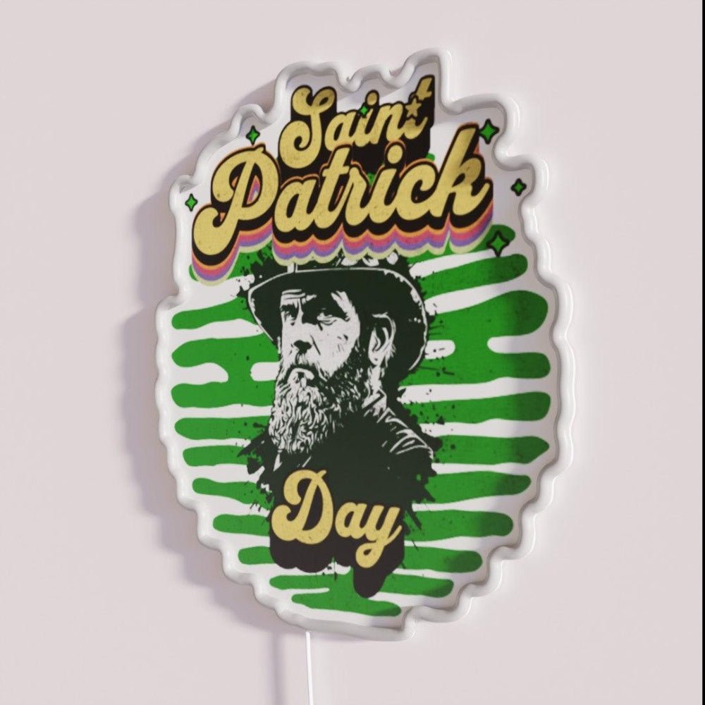 St Patrick Day Rgb Led Neon Sign Bar Wall Decor - Shineneon