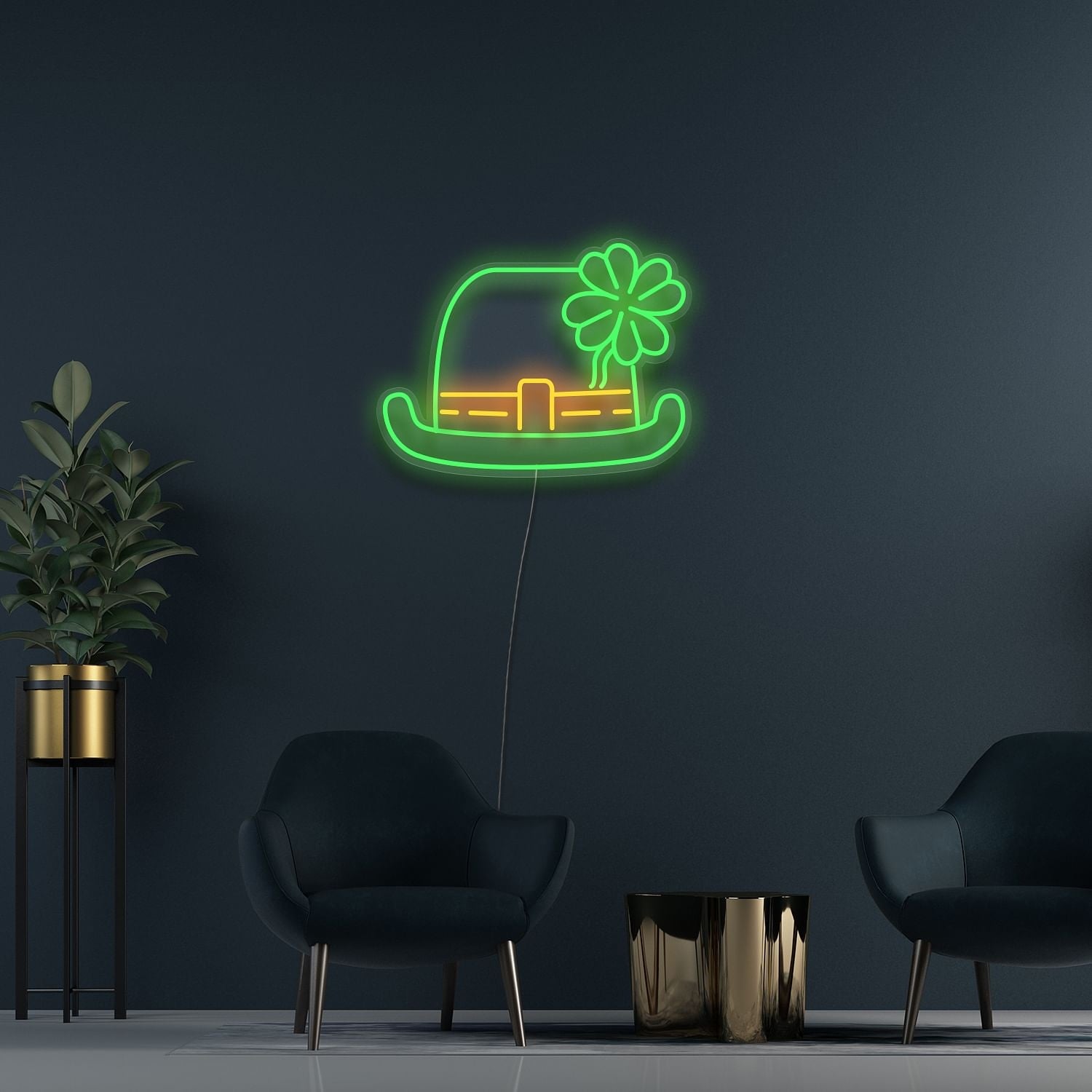 St Patrick Hat Neon Light Sign | Shineneon