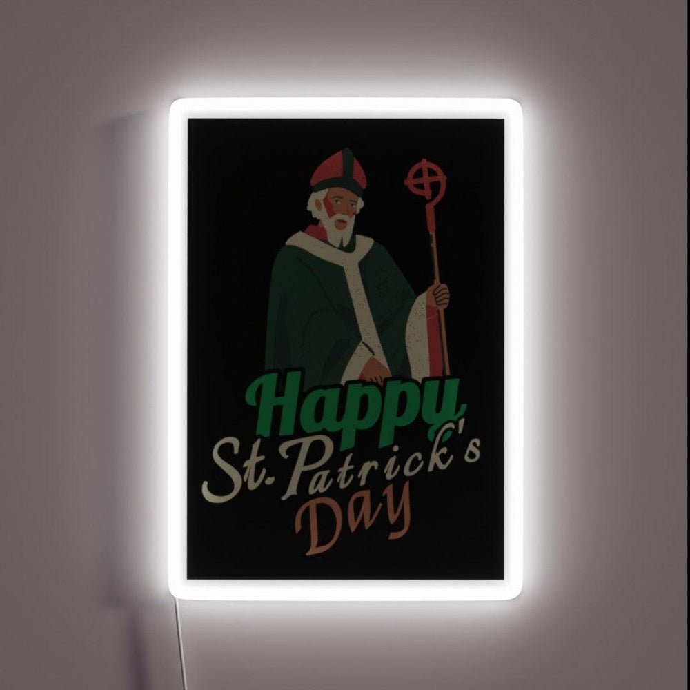 St Patricks Day Irish Ireland Shamrock Funny Design Rgb Led Neon Sign - Shineneon