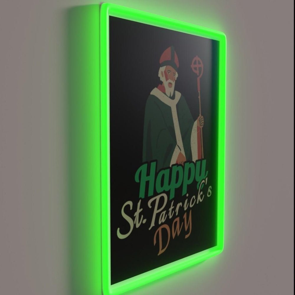 St Patricks Day Irish Ireland Shamrock Funny Design Rgb Led Neon Sign - Shineneon