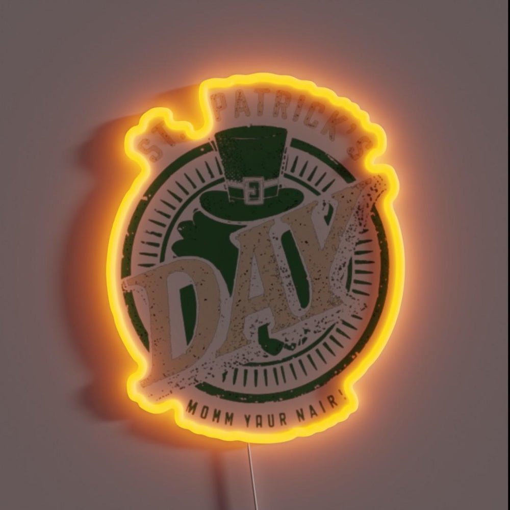 St Patricks Day Vintage Retro Rgb Led Neon Sign - Shineneon