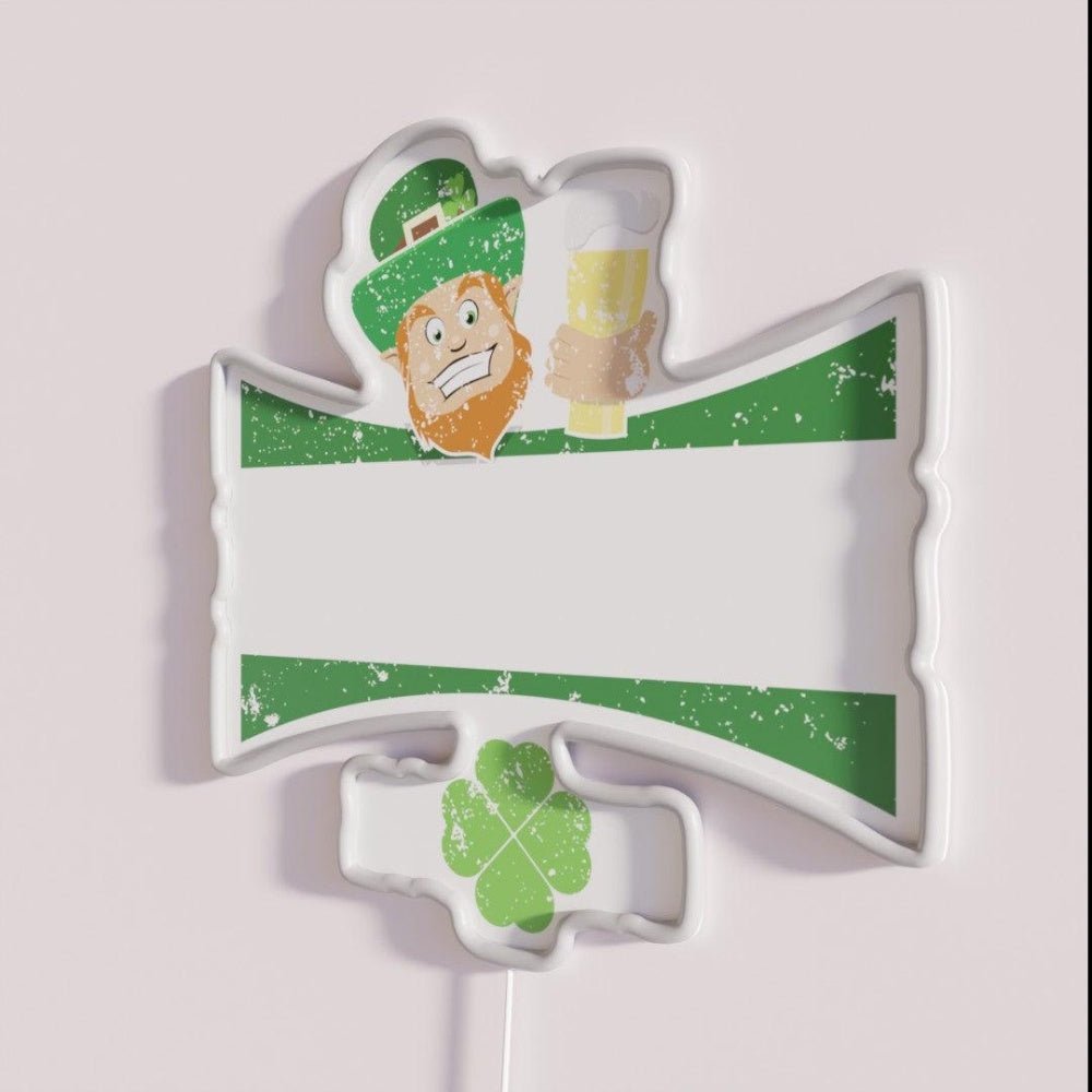 St Pats Clothes Michigan St Patrics Day Funny Rgb Led Neon Sign - Shineneon
