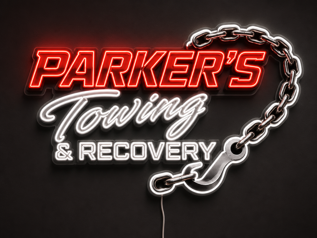 Towing & Recovery Custom LED Neon Sign (LED preview)
