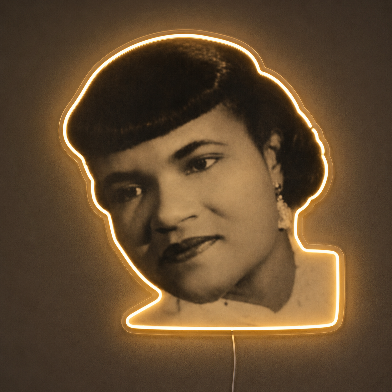 vintage portrait Custom LED Neon Sign (LED preview)