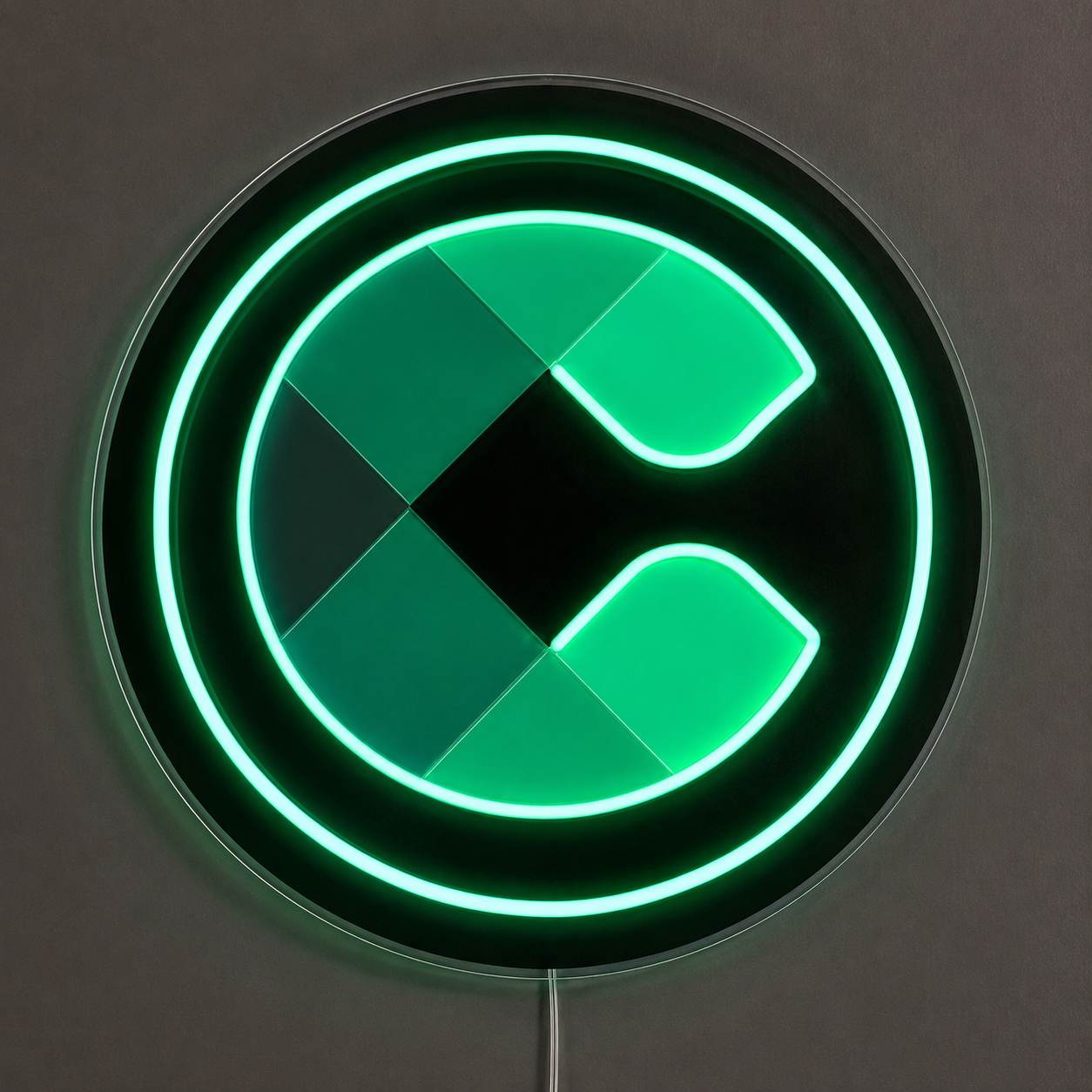 geometric circular Custom LED Neon Sign (LED preview)