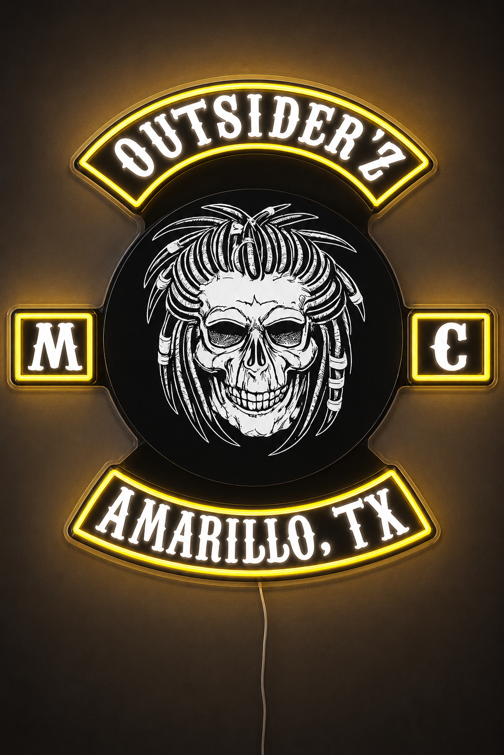 OUTSIDER'Z AMARILLO, TX MC Custom LED Neon Sign (LED preview)