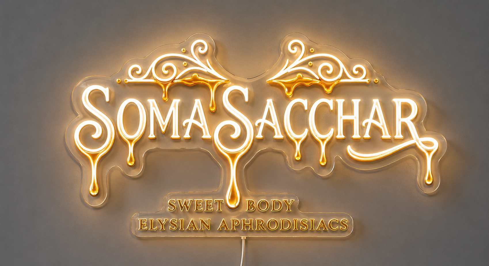 SOMA SACCHAR Custom LED Neon Sign (LED preview)