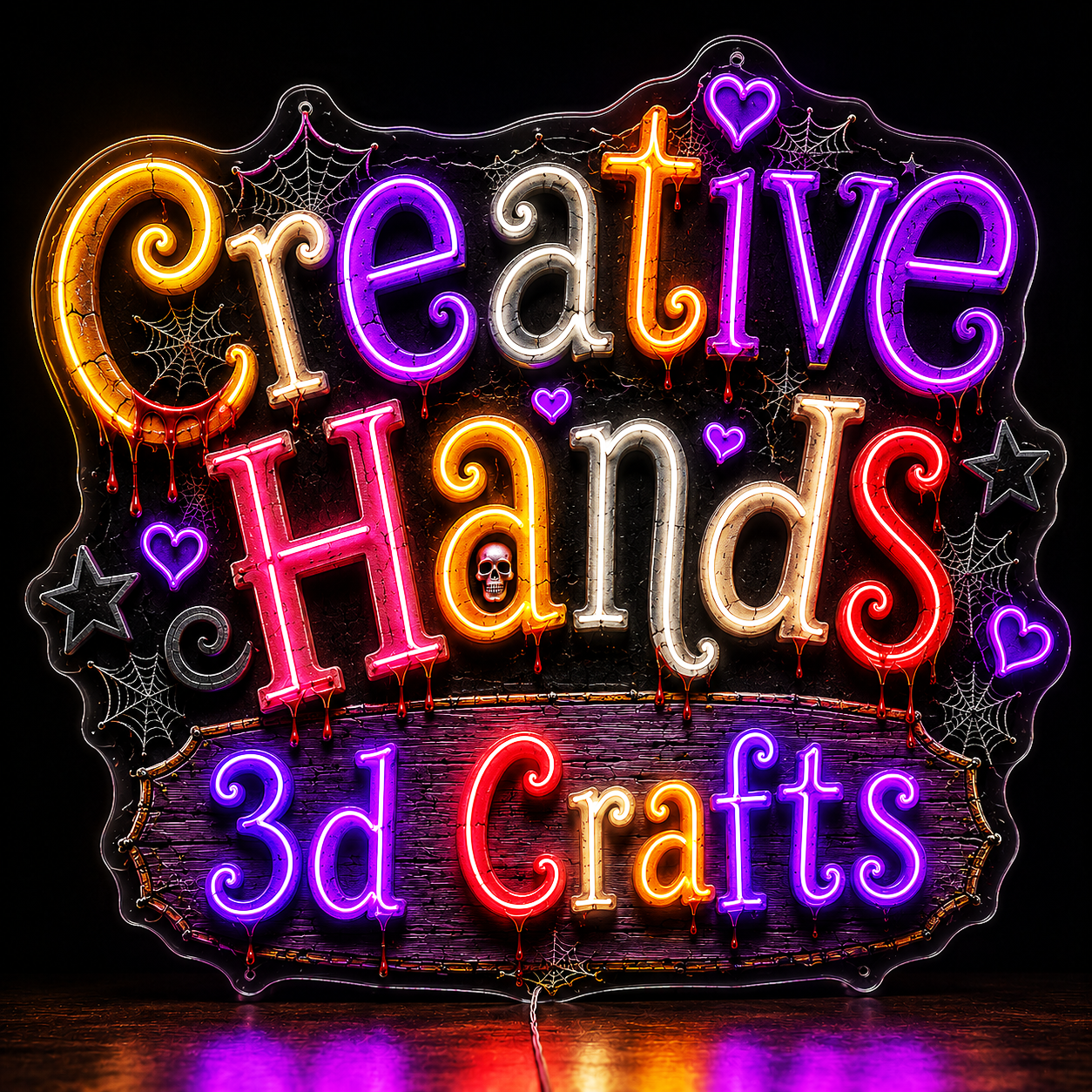 Creative Hands 3d Craft's Custom LED Neon Sign (LED preview)