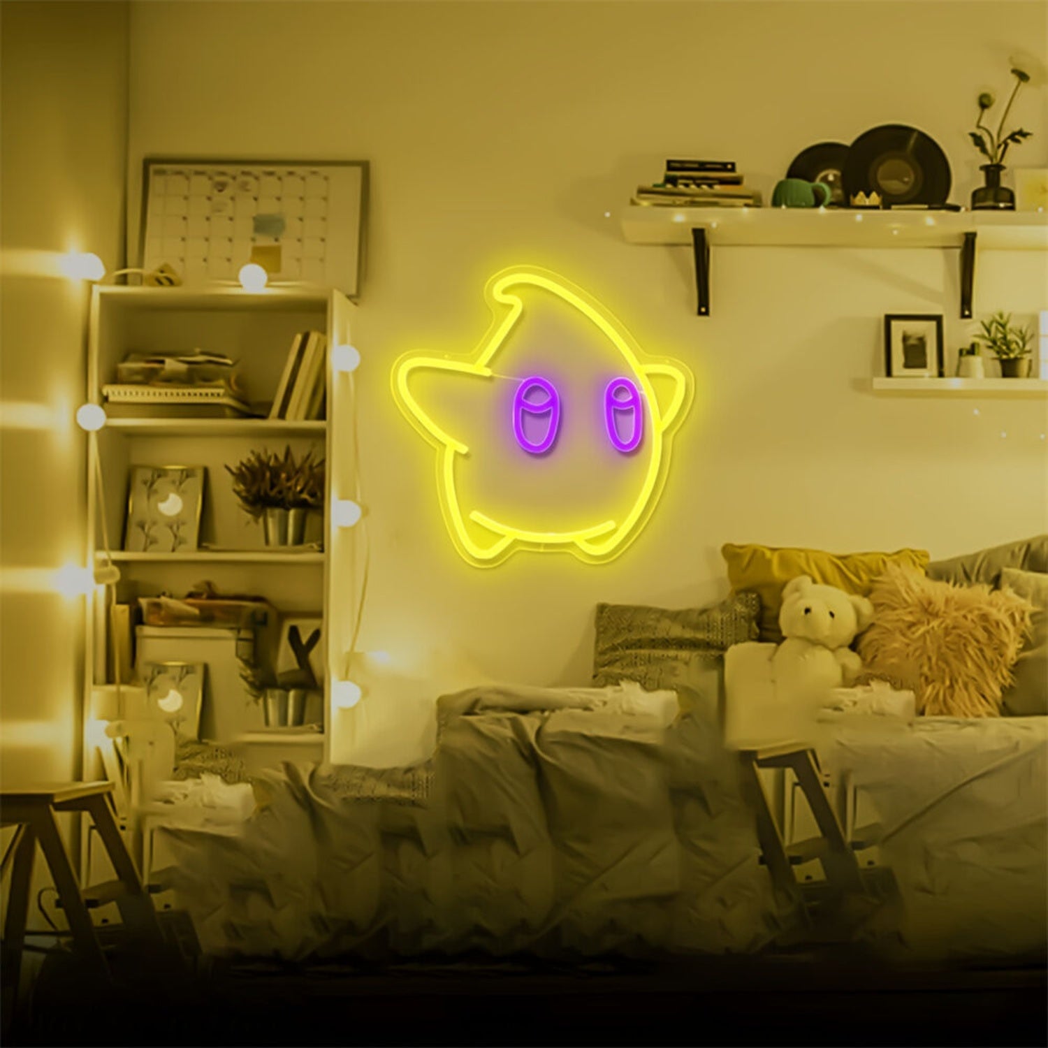 Star Led Neon Sign Usb Powered Lights For Bar - Shineneon
