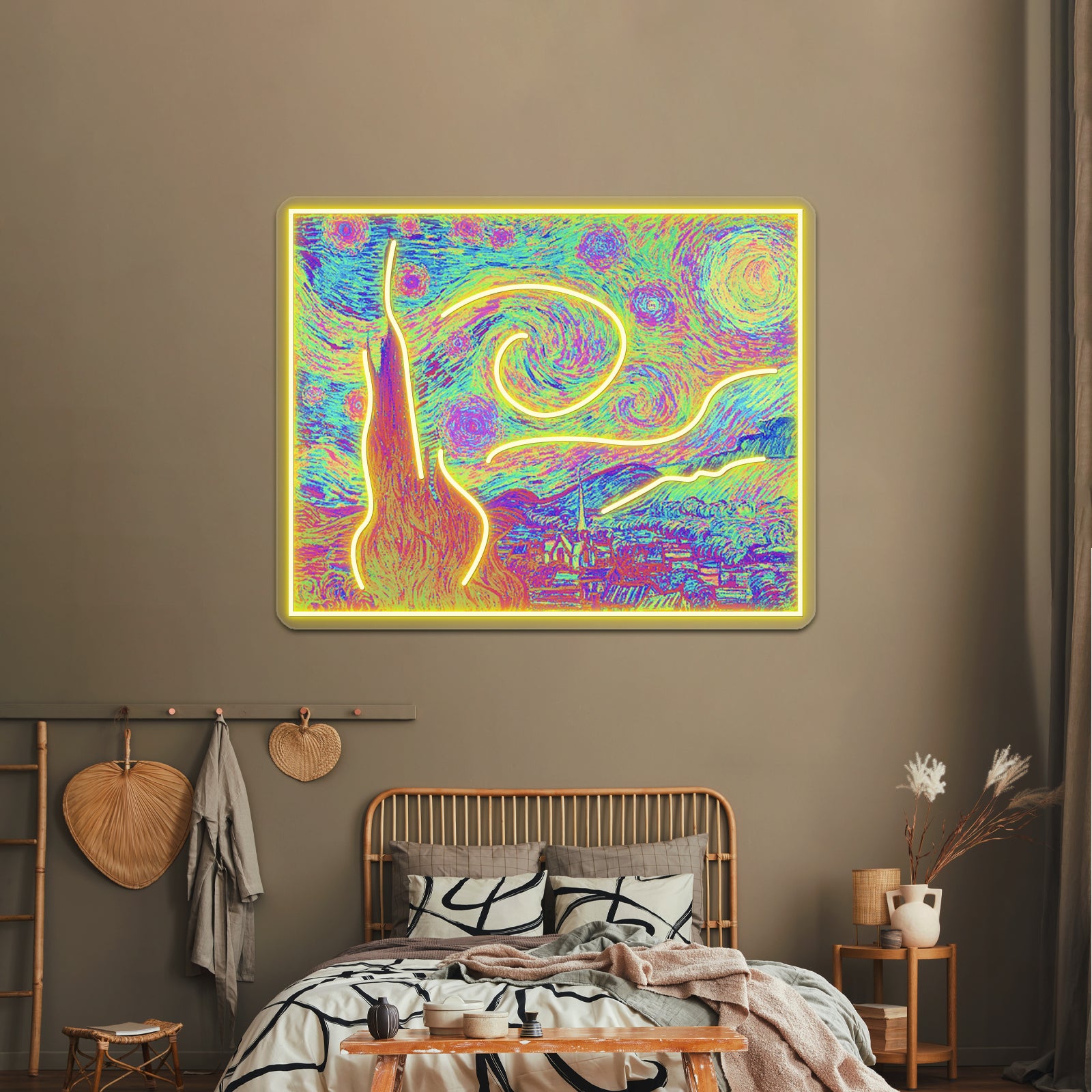 Starry Night Artwork Custom Led Signs | Shineneon