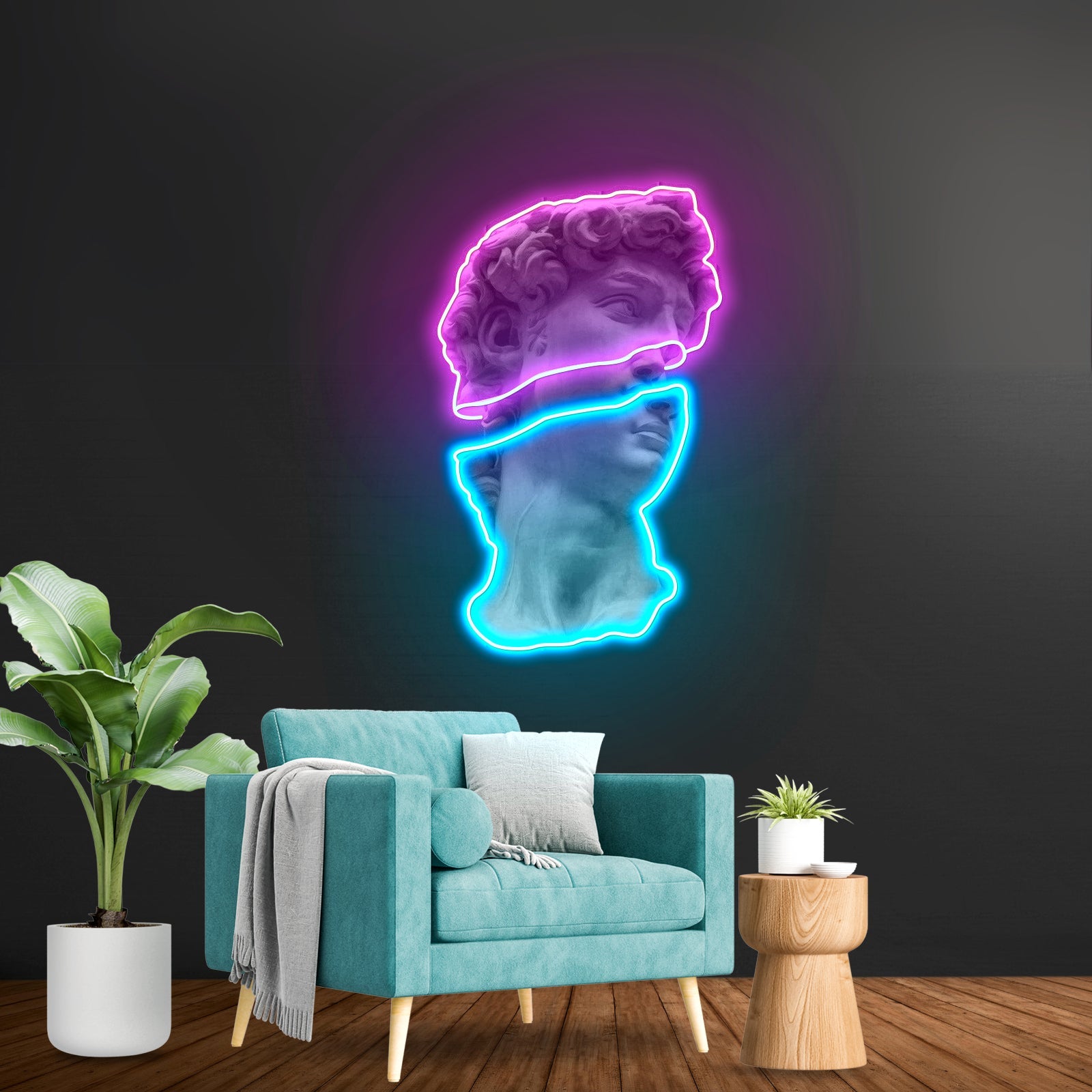 Statue Of David Custom Led Signs Artwork For Sale - Shineneon