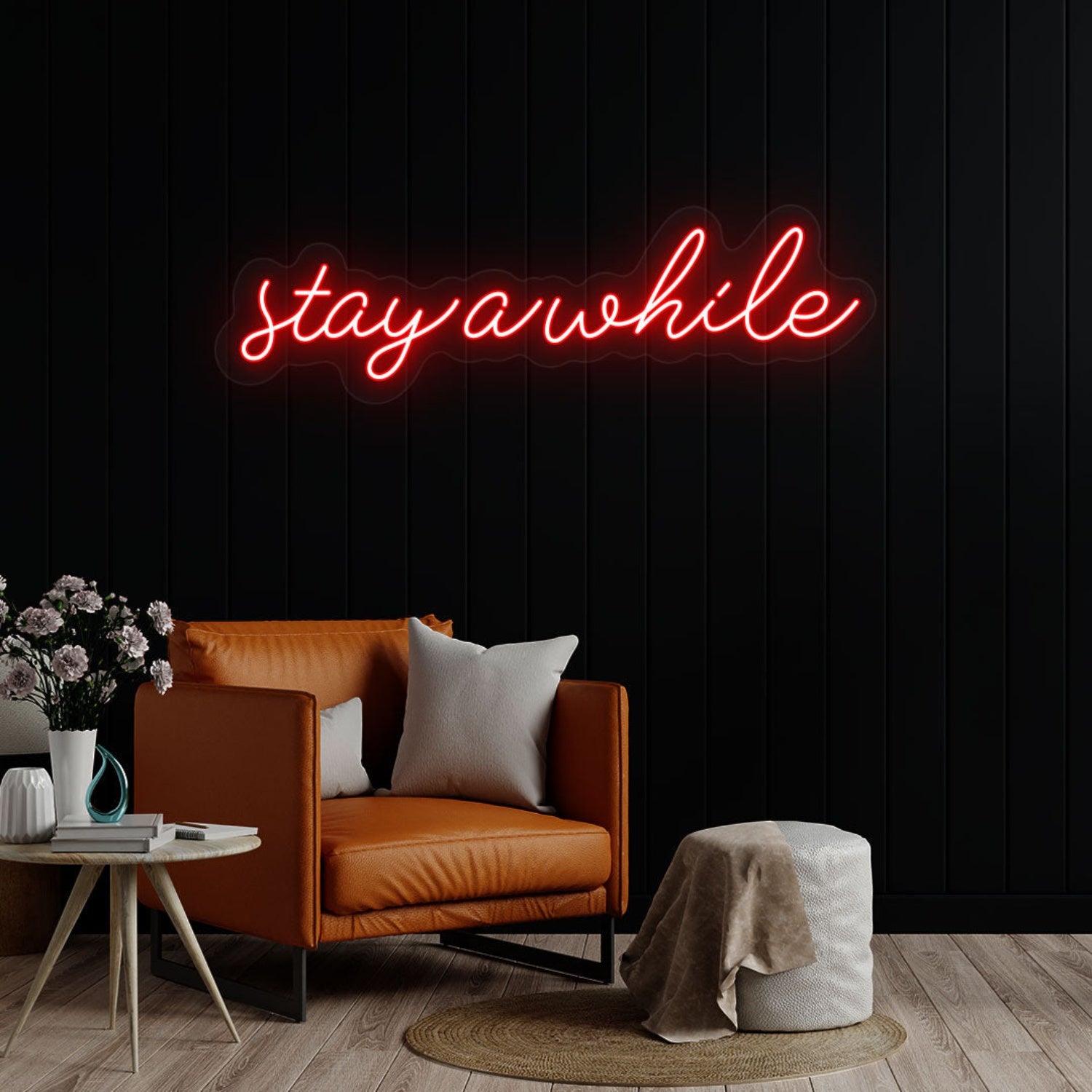 Stay A While Led Neon Sign | Shineneon