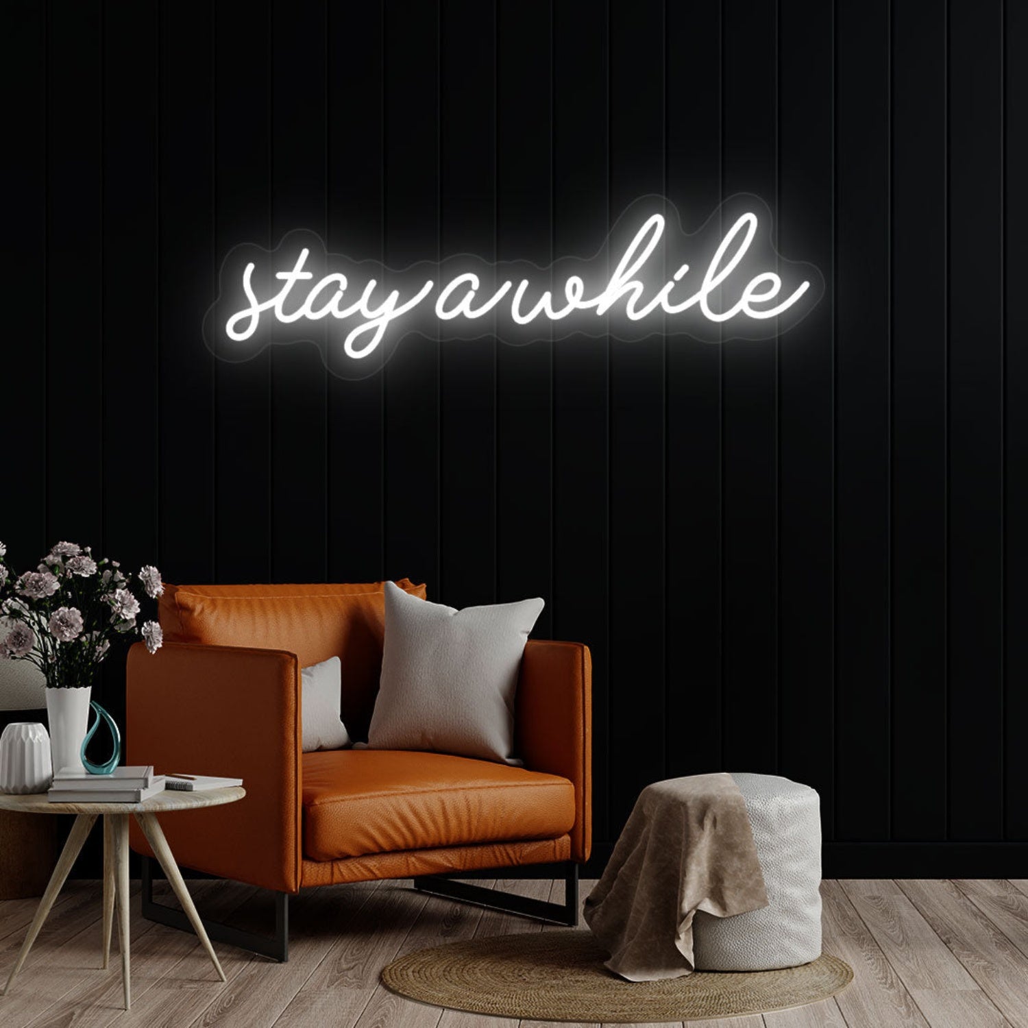 Stay A While Led Neon Sign | Shineneon