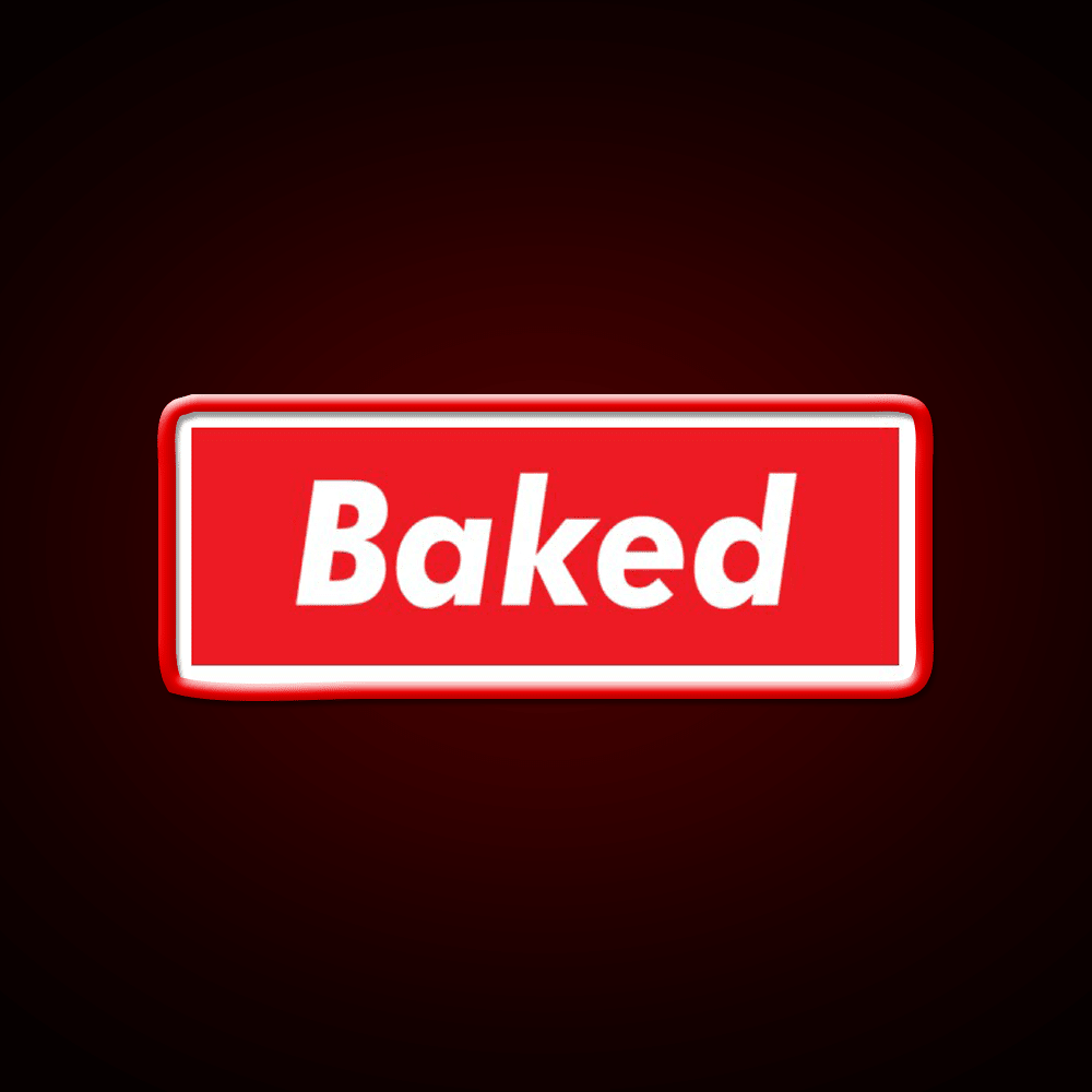 Stay Baked Hemp Inspired Green Leaf Led Neon Sign Rgb Color - Shineneon