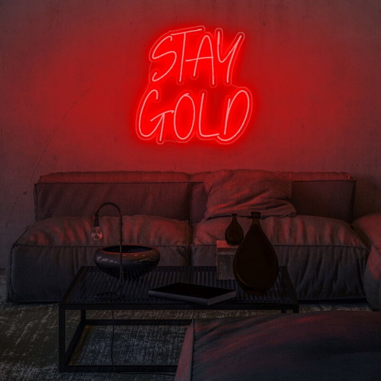 Stay Gold Led Neon Sign For Inspirational And Positive Decor | Shineneon