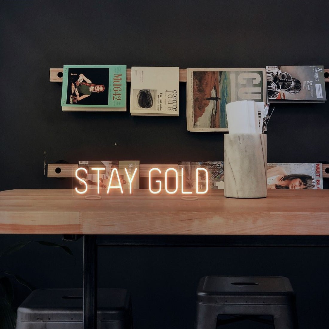 Stay Gold Led Sign Business Neon Sign - Shineneon