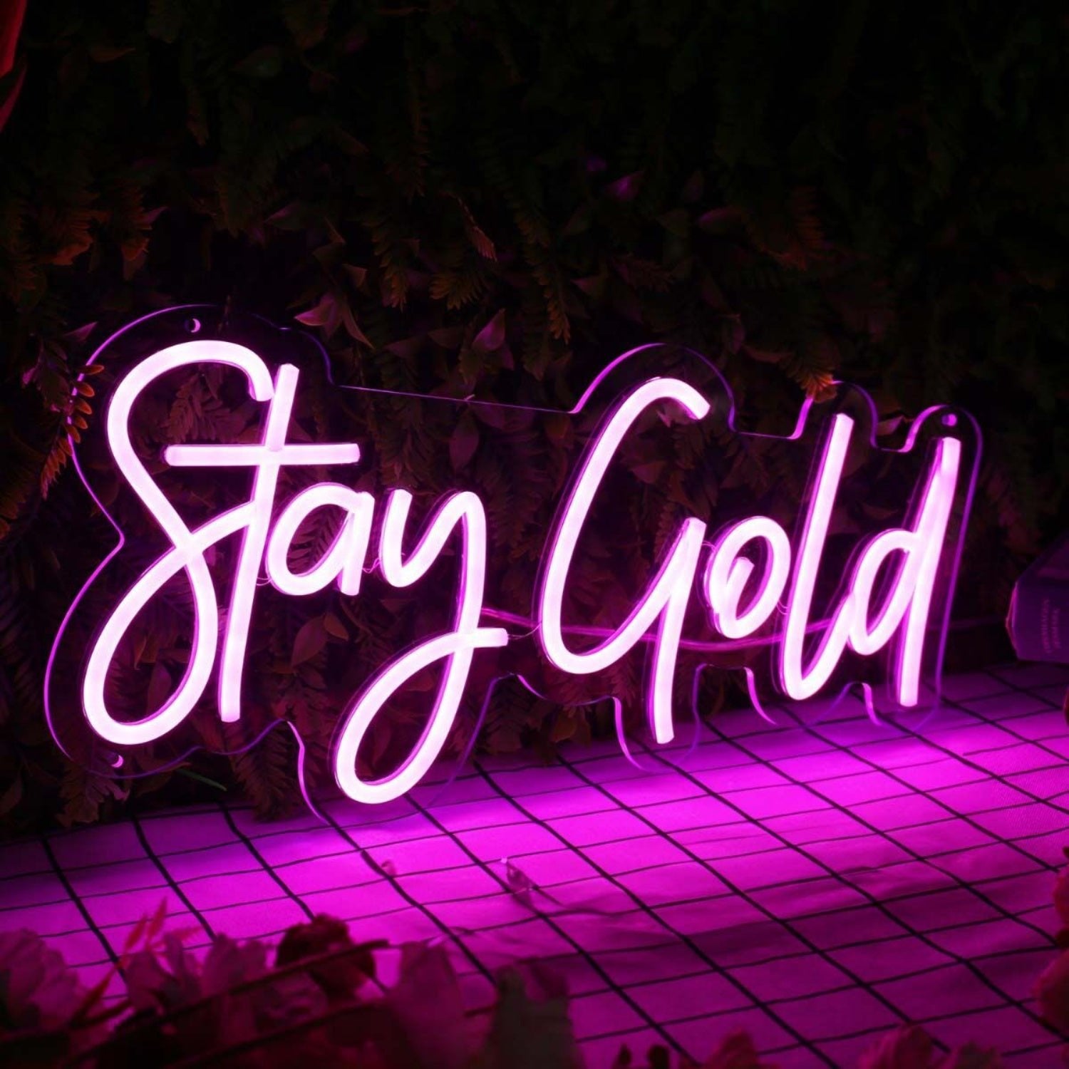 Stay Gold Purple Led Neon Sign - Shineneon