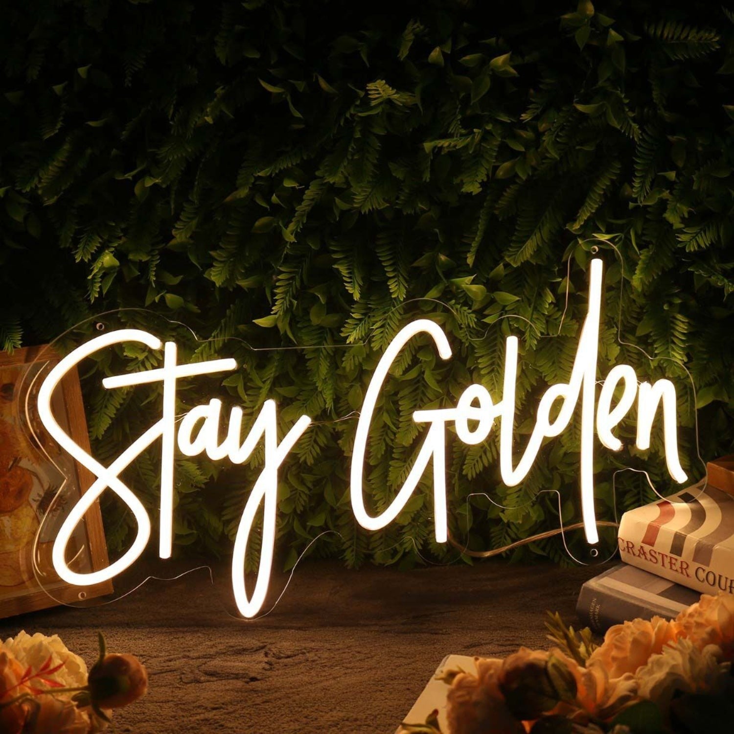 Stay Golden Yellow Custom Led Neon Sign - Shineneon