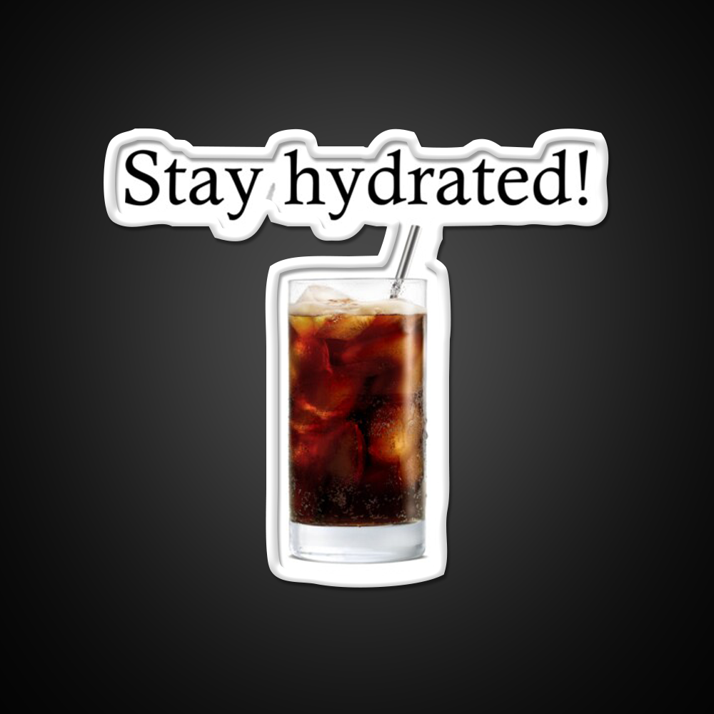 Stay Hydrated With A Rum And Coke Cocktail Bar Decor Led Neon Sign Rgb Color - LED neon sign view 11