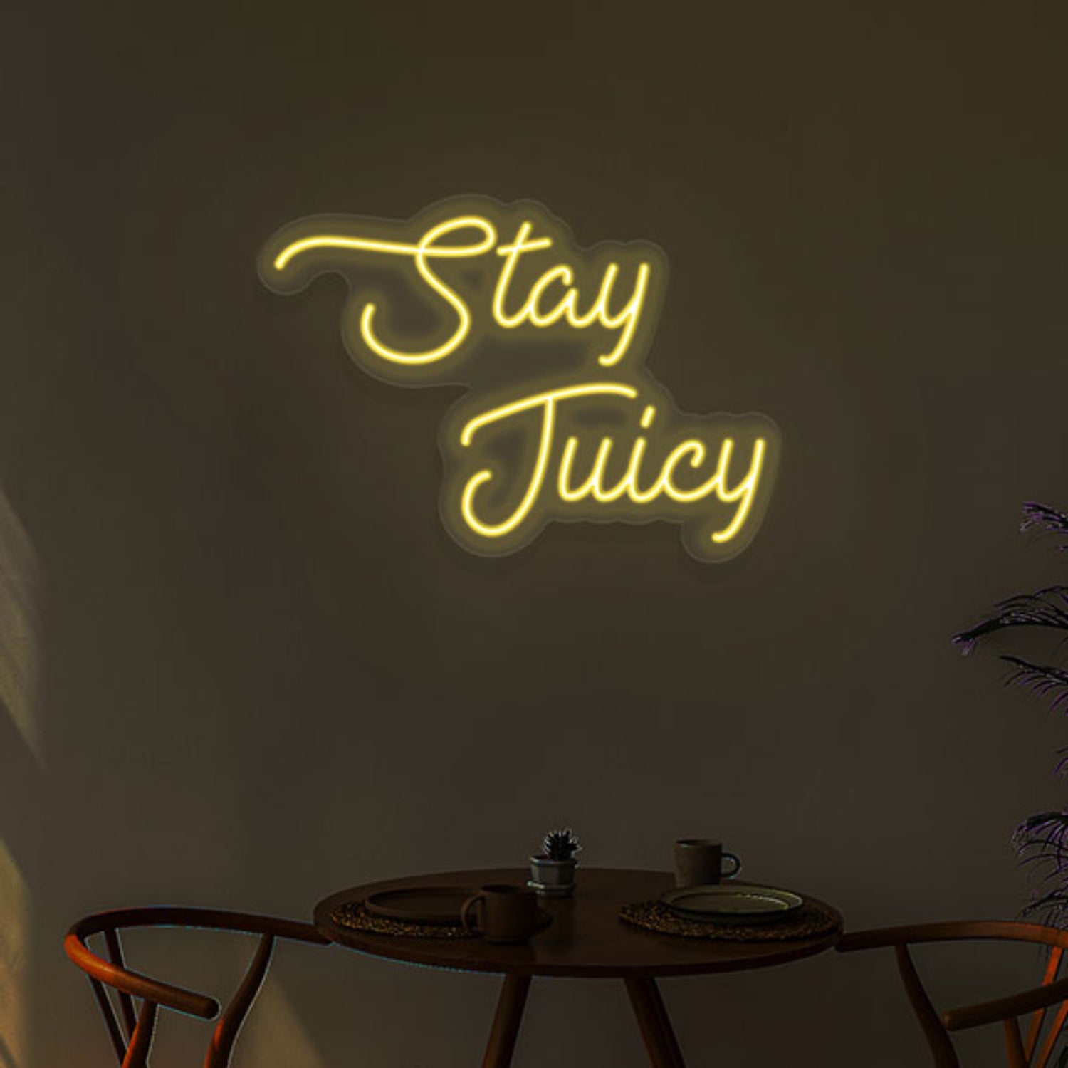 Stay Juicy Neon Sign Wall Art Decor | Shineneon