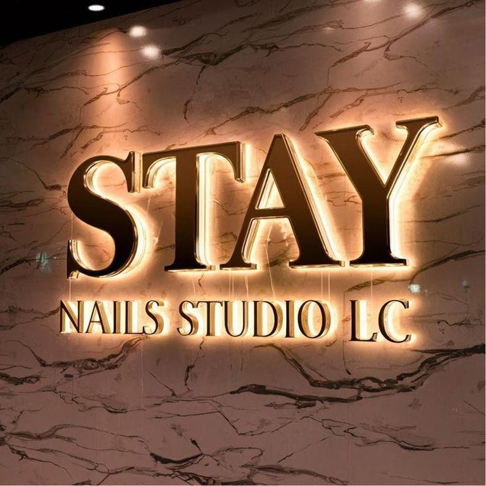 Stay Nails Studio Lc 3D Backlit Channel Letters Led Light Sign - Shineneon