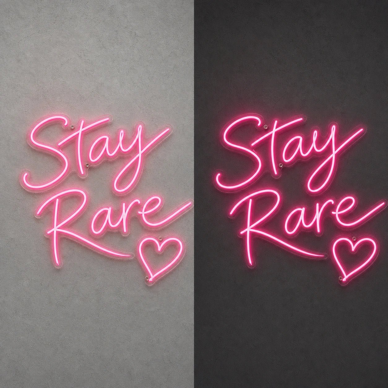 Stay Rare LED Neon Sign Garage Man Cave Neon Sign - Shineneon