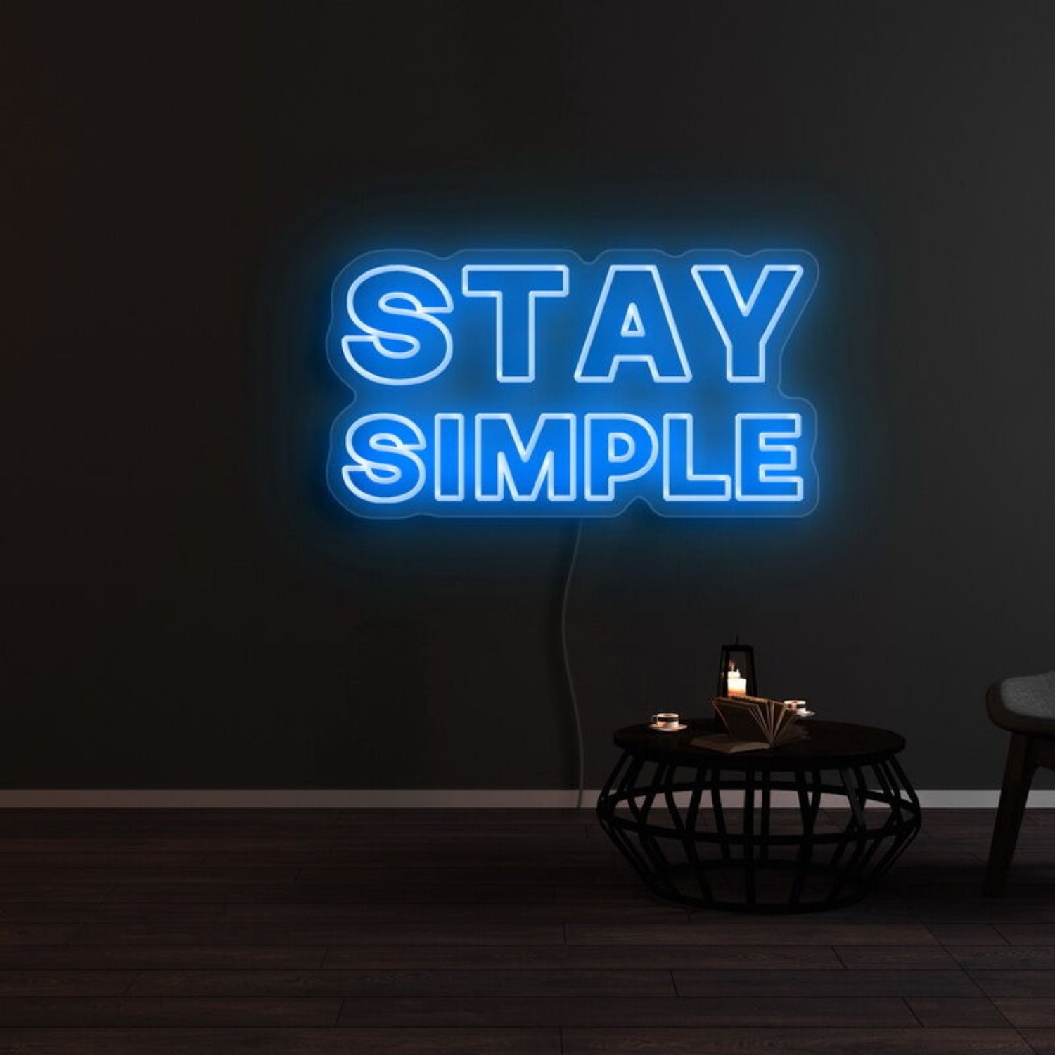 Stay Simple Led Neon Sign - Shineneon