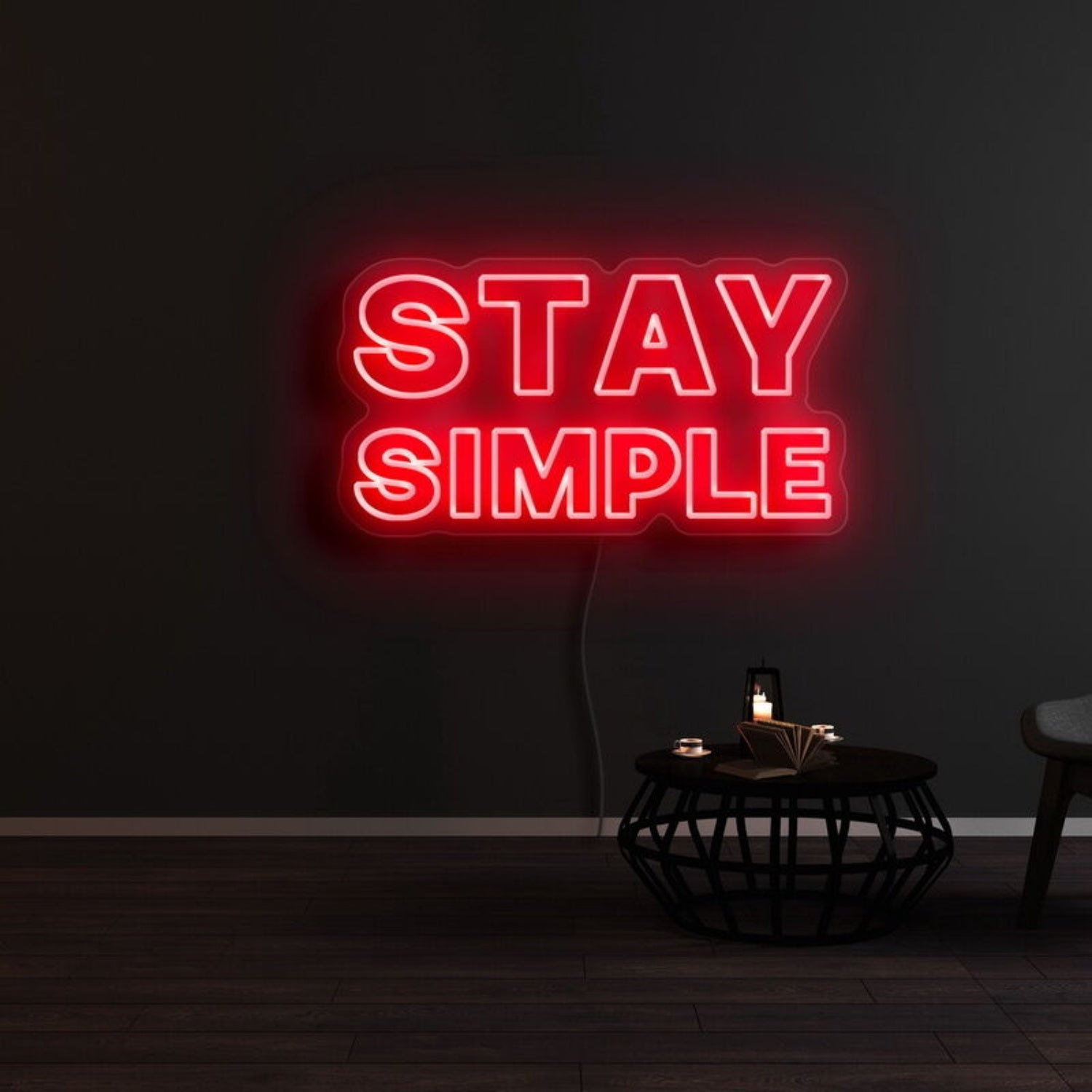 Stay Simple Led Neon Sign - Shineneon