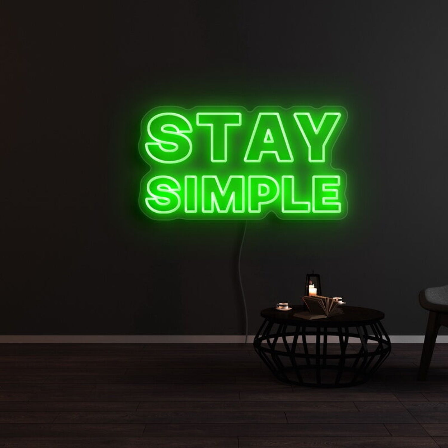 Stay Simple Led Neon Sign - Shineneon