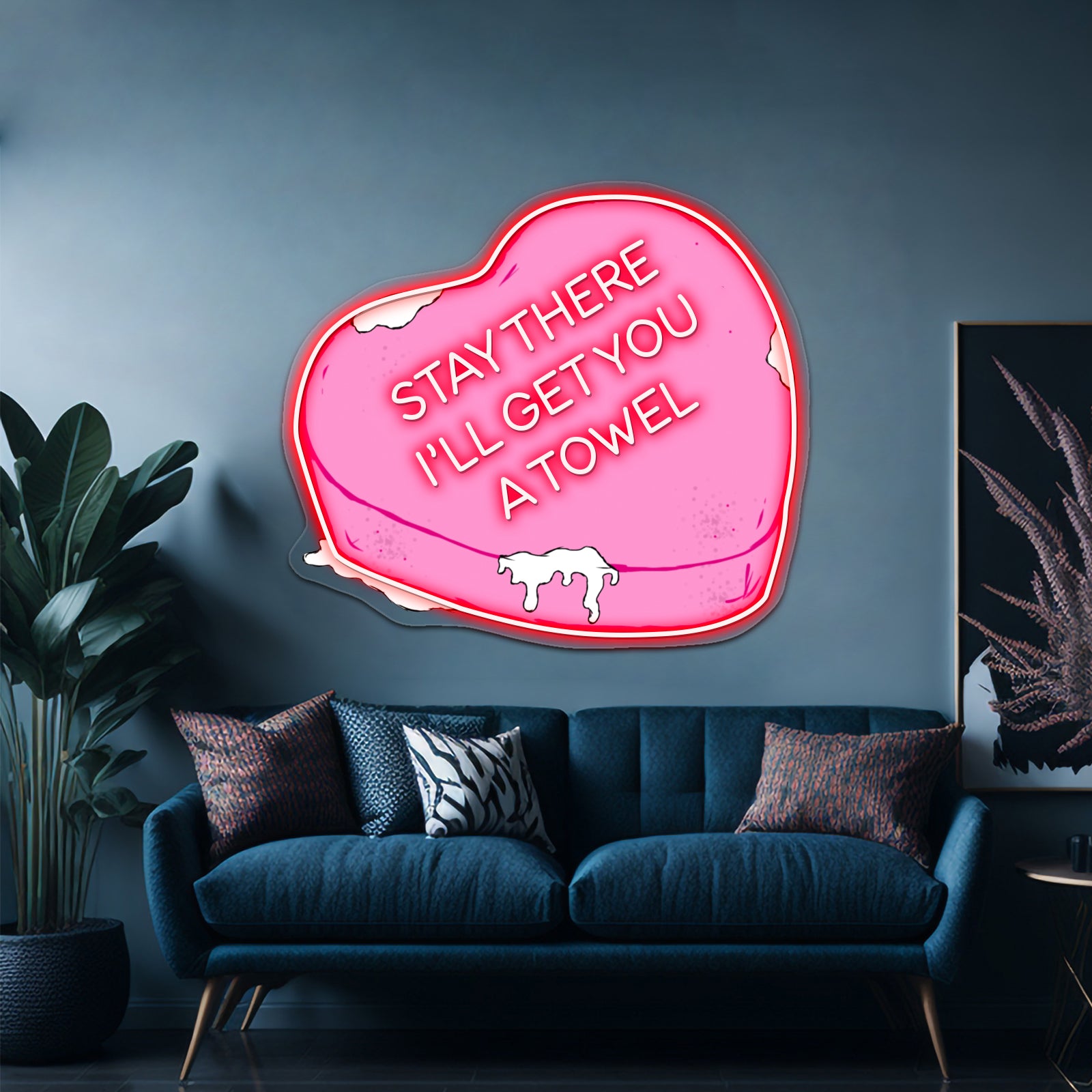 Stay There Ill Get You A Towel Artwork Neon Signs For Sale | Shineneon