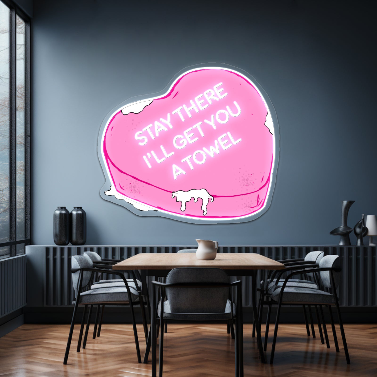 Stay There Ill Get You A Towel Artwork Neon Signs For Sale | Shineneon