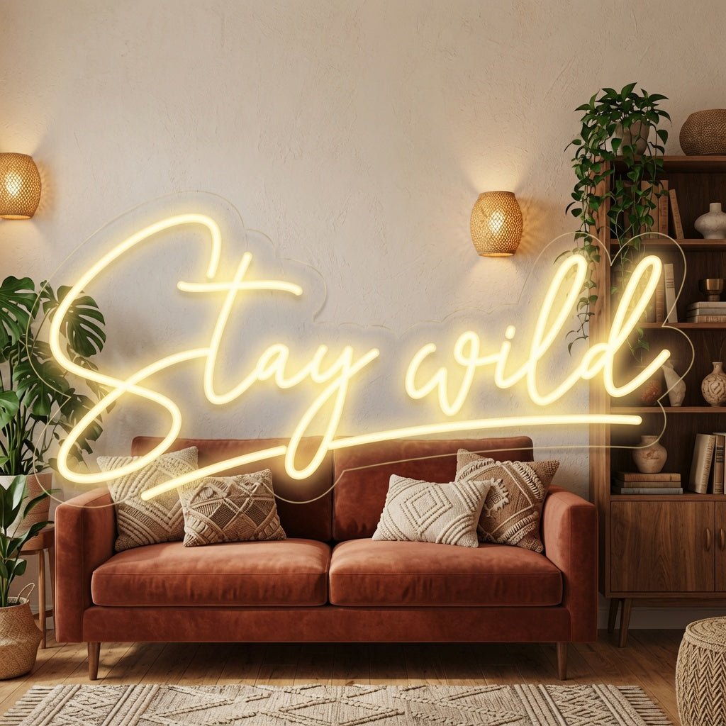 Stay Wild LED Neon Sign Wall Art - Shineneon