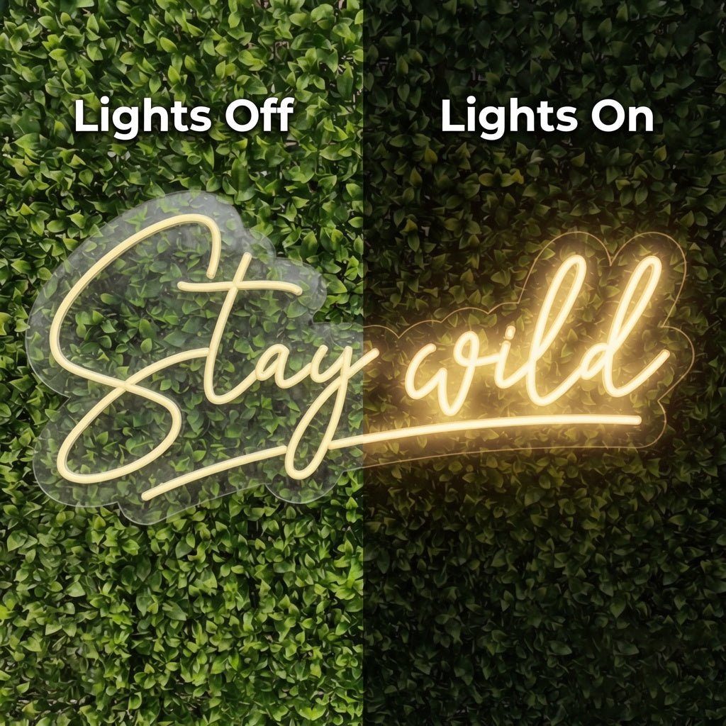 Stay Wild LED Neon Sign Wall Art - Shineneon