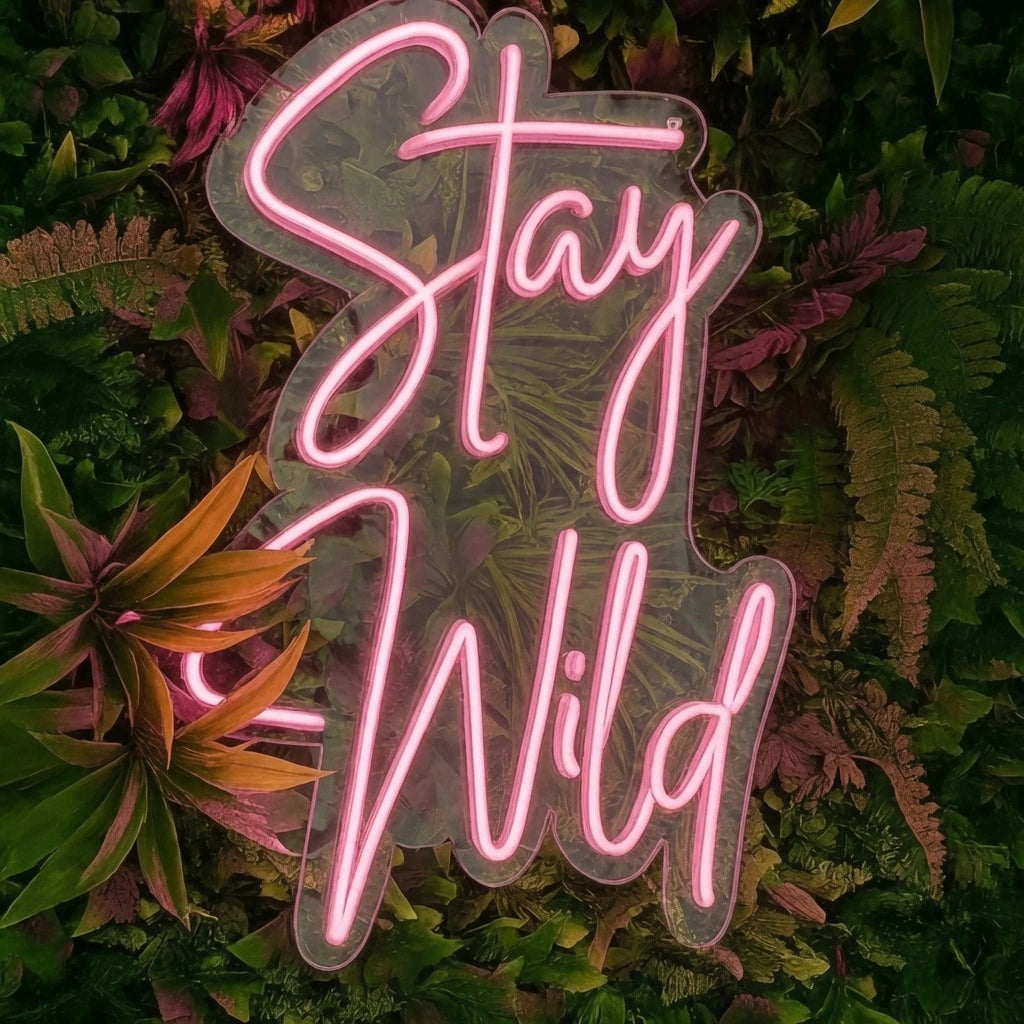 Stay Wild LED Neon Sign Wall Decor - 01 Original Product Image
