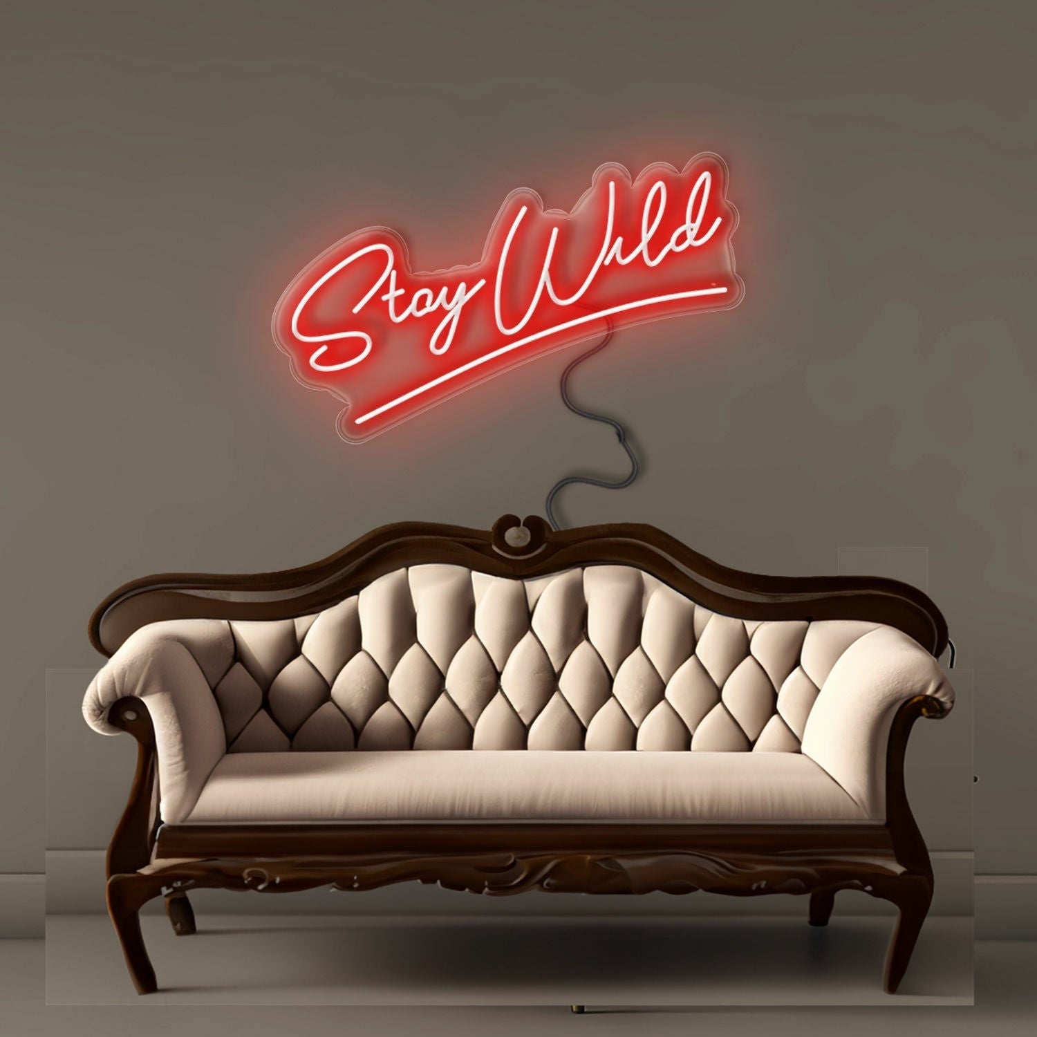 Stay Wild Led Neon Signs Bedroom Wall Art - Shineneon