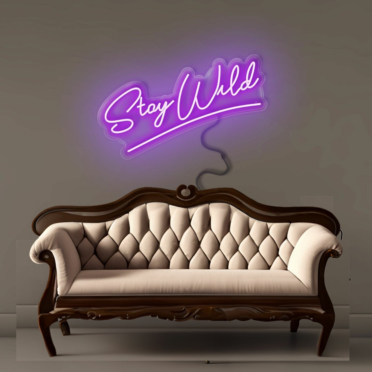 Stay Wild Led Neon Signs Bedroom Wall Art - Shineneon