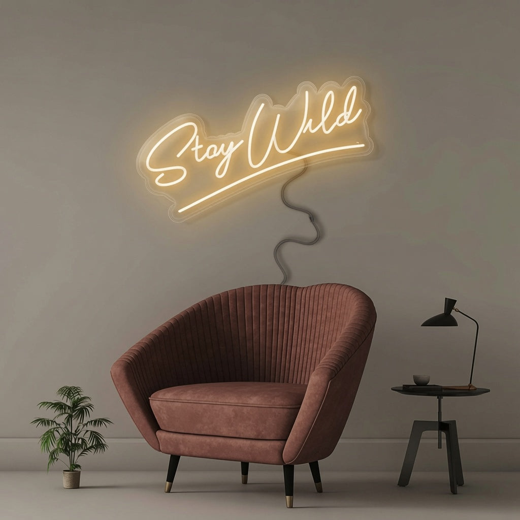 Stay Wild Modern LED Neon Sign - 02 High-Converting Product Image