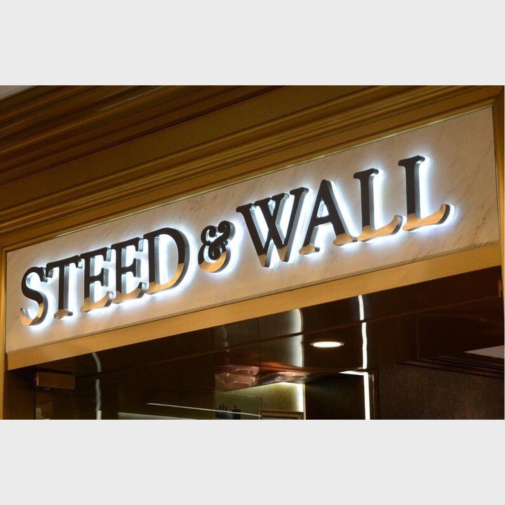 Steed Wall 3D Backlit Channel Letters Led Light Sign - Shineneon