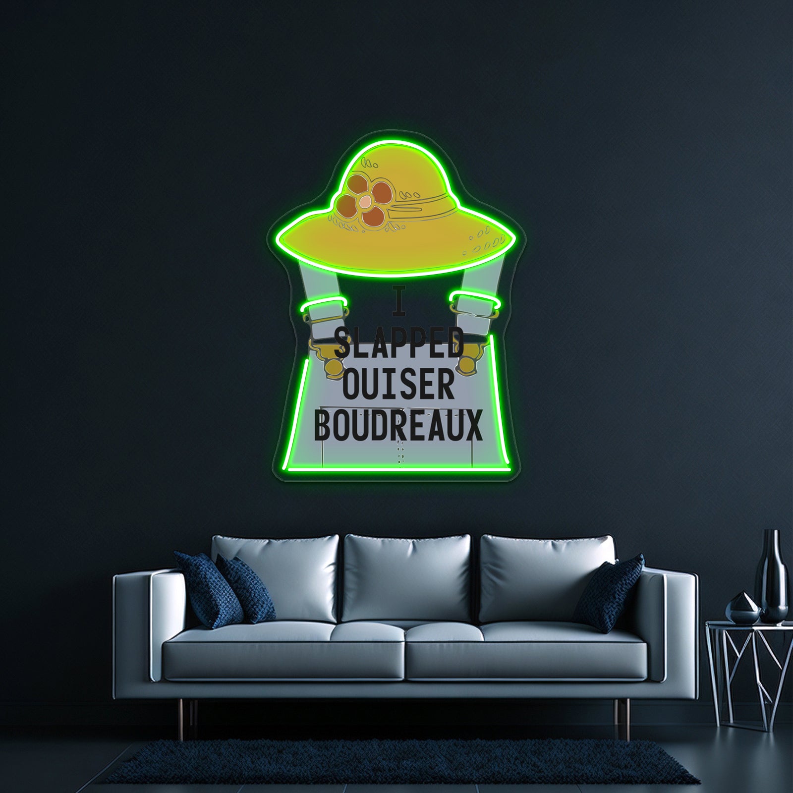 Steel Magnoliasi Slapped Ouiser Boudreaux Artwork Neon Signs For Sale | Shineneon
