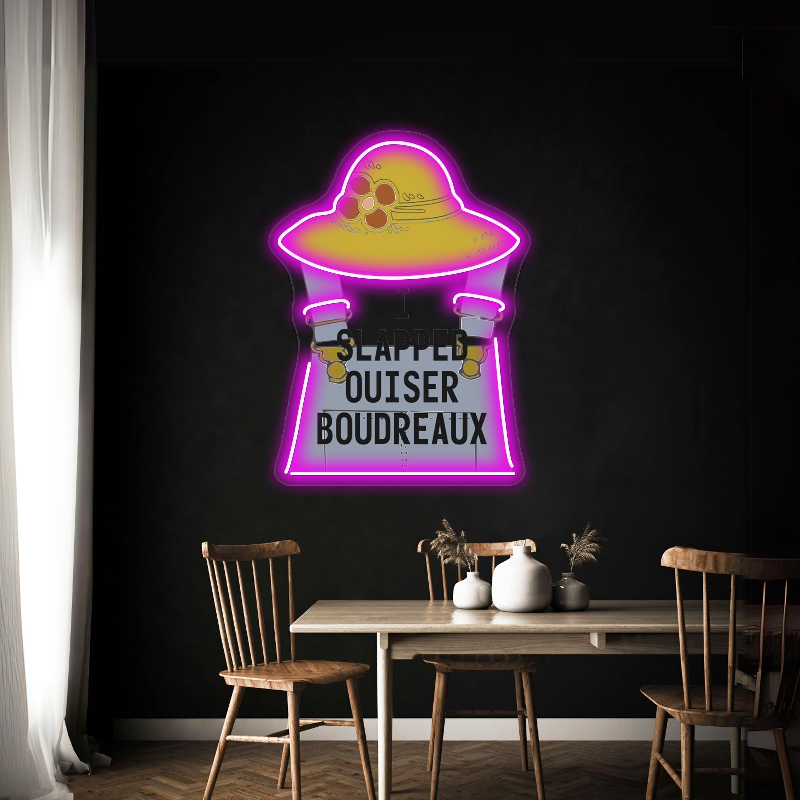 Steel Magnoliasi Slapped Ouiser Boudreaux Artwork Neon Signs For Sale | Shineneon