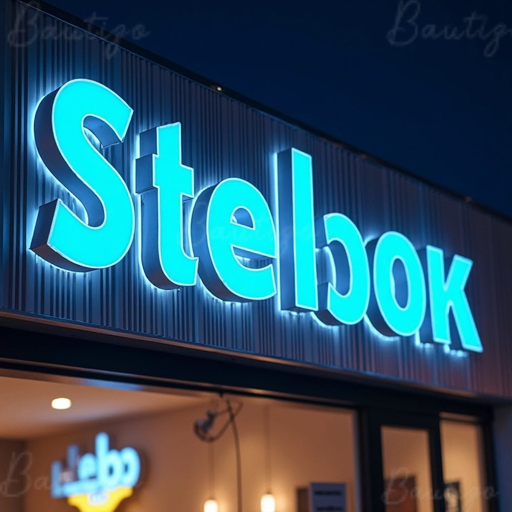 Stelook 3D Frontlit And Backlit Channel Letter Led Light Sign - Shineneon